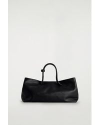 COS Pinch Tote Bag in Natural | Lyst