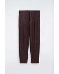 COS - Fluid Wool Slim-Fit Pants - Lyst