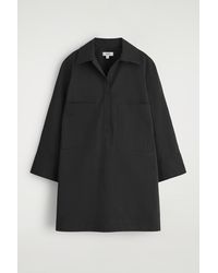COS - Utility Mini Shirt Dress - Lyst