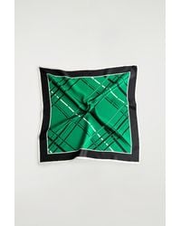 COS - Checked Silk Scarf - Lyst