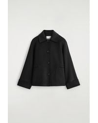 COS - Double-Faced Wool Short Jacket - Lyst