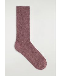 COS - Ribbed Socks - Lyst
