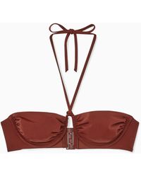 COS - Underwired Halterneck Bikini Top - Lyst