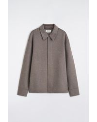 COS - Double-Faced Pure Cashmere Shirt - Lyst