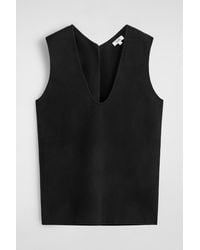 COS - Double-Faced Wool Vest - Lyst