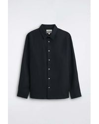 COS - Relaxed Wool-Flannel Shirt - Lyst