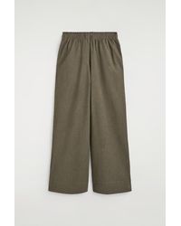 COS - Crinkled-Jersey Wide-Leg Pants - Lyst