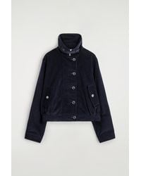 COS - Corduroy Mock-Neck Jacket - Lyst