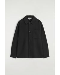 COS - Double-Faced Wool Overshirt - Lyst