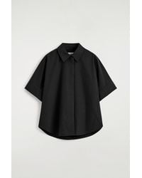COS - Oversized Short-Sleeved Cotton Shirt - Lyst