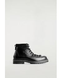 COS - Leather Hiking Boots - Lyst