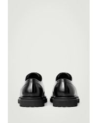 COS - Chunky Leather Derby Shoes - Lyst