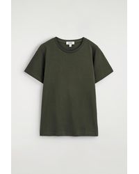 COS - Cotton Crew-Neck T-Shirt - Lyst