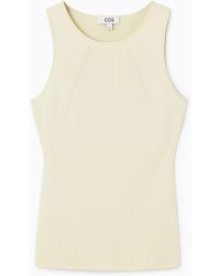 COS - Knitted Tank Top - Lyst