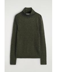 COS - Pointelle-Knit Mohair Sweater - Lyst