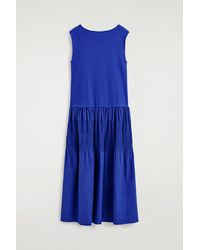 COS - Tiered Gathered Midi Dress - Lyst