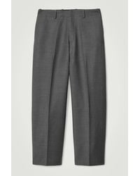 COS - Relaxed Merino Wool-blend Wide-leg Pants - Lyst