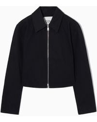 COS - Cropped Waisted Jacket - Lyst