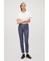 cos high rise skinny fit cropped leg