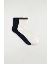 COS - 2-Pack Ribbed Sports Socks - Lyst
