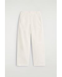COS - Pima Cotton Barrel-Leg Pants - Lyst