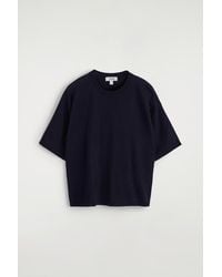 COS - Knitted Merino Wool T-Shirt - Lyst