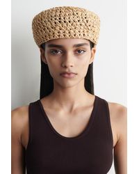 COS - Raffia Barett - Lyst