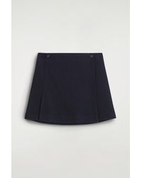 COS - Boiled Merino Wool Mini Skirt - Lyst