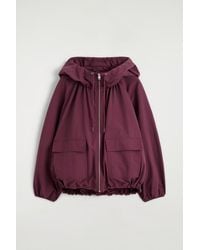 COS - Technical Hooded Parka Jacket - Lyst