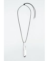 COS - Oversized Droplet Pendant Necklace - Lyst