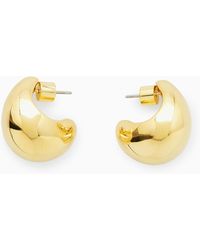 COS - Curved Domed Earrings - Lyst