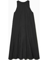 COS - Racer-neck Midi Dress - Lyst