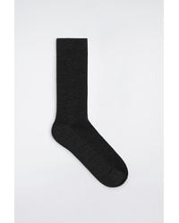 COS - Chaussettes En Maille De Laine Mérinos Côtelée - Lyst