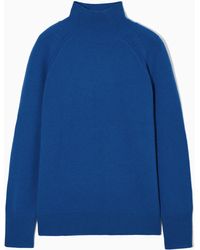 COS - Pure Cashmere Turtleneck Sweater - Lyst