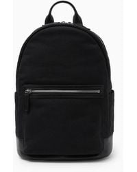 COS - Rucksack Aus Canvas Mit Lederbesatz - Lyst