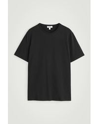 COS - Cotton Crew-Neck T-Shirt - Lyst