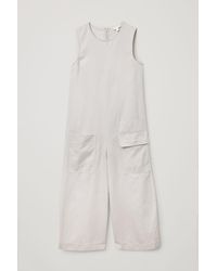 cos white jumpsuit