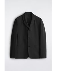 COS - Slim Unstructured Tech-Twill Blazer - Lyst
