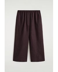 COS - Linen Culottes - Lyst