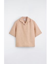 COS - Linen Popover Shirt - Lyst