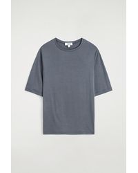 COS - Fluid Silk T-Shirt - Lyst