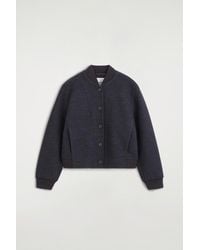 COS - Boiled Wool-Blend Bomber Jacket - Lyst