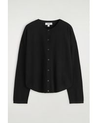 COS - Circle-Cut Merino Wool Cardigan - Lyst