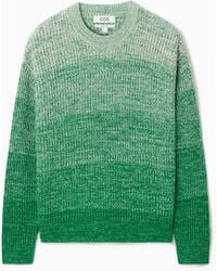 COS - Gradient Silk-blend Sweater - Lyst