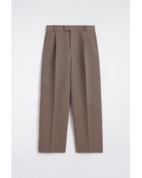 COS - Linen-Blend Relaxed-Fit Wide-Leg Trousers - Lyst