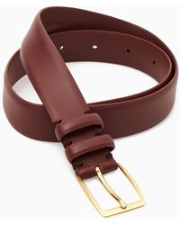 COS - Classic Leather Belt - Lyst