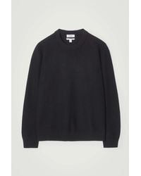 COS - Boiled-wool Crew-neck Sweater - Lyst