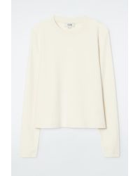 COS - Clean Cut Regular Long-sleeved T-shirt - Lyst