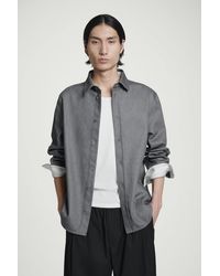 COS - Lockere Hemdjacke Aus Denim - Lyst