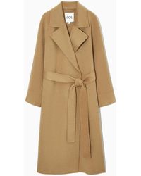 discount 92% Suiteblanco Long coat WOMEN FASHION Coats Cloth Brown M 